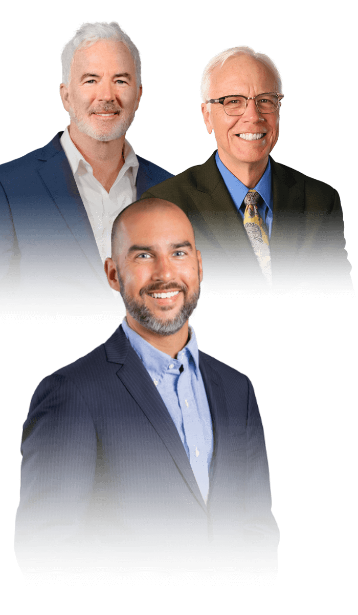 with host John Burke, expert Nilus Mattive and expert Michael Robinson